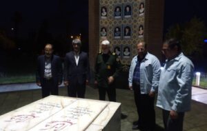 دیدار معاون امور اقتصادی استاندار خوزستان و مدیرکل بنیاد حفظ آثار و نشر ارزش های دفاع مقدس با مدیرعامل شرکت فولاد خوزستان