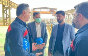 بازدید مدیر حراست شرکت سرمایه‌گذاری صندوق بازنشستگی کشوری از شرکت فولاد اکسین خوزستان